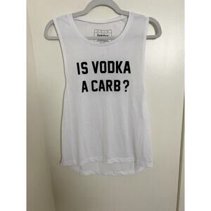 Betches White Graphic Tank - Sz. Small (EUC)